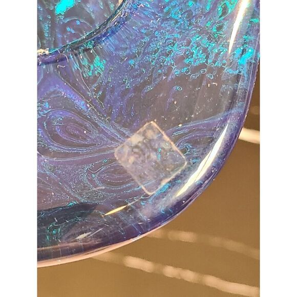 Mats Jonasson Peacock Crystal Tea Light w Original Sticker Maleras Sweeden EUC - Picture 4 of 10